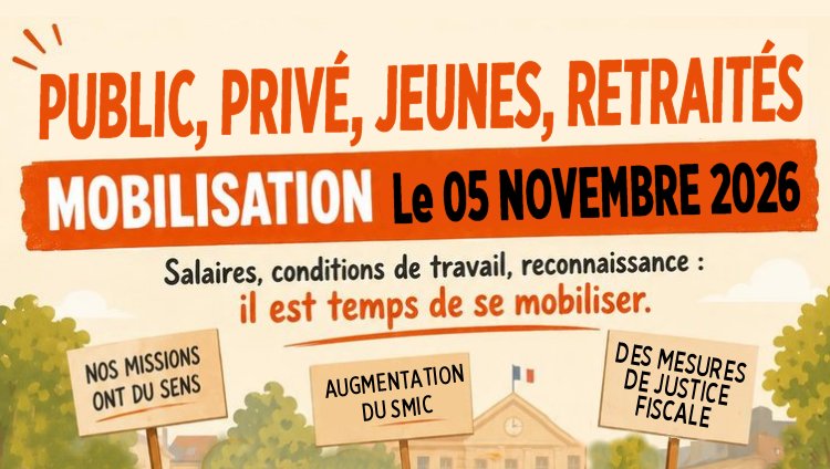 Pour la revalorisation de la fonction publique...  